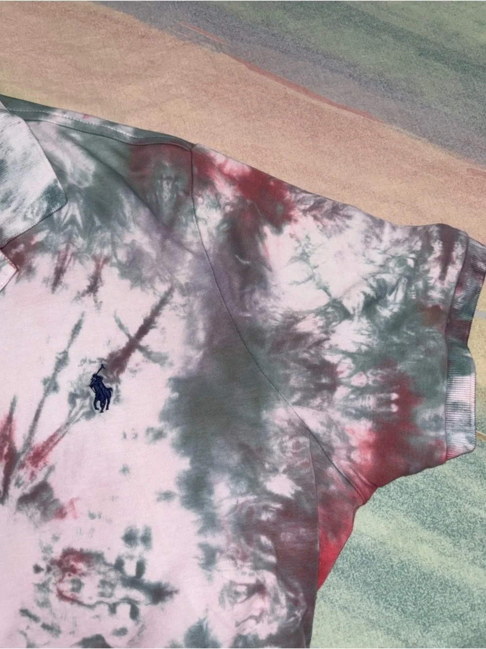 Polo Ralph Lauren Tie-Dye Polo Shirt size L